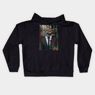 Crocodile in Suit Kids Hoodie